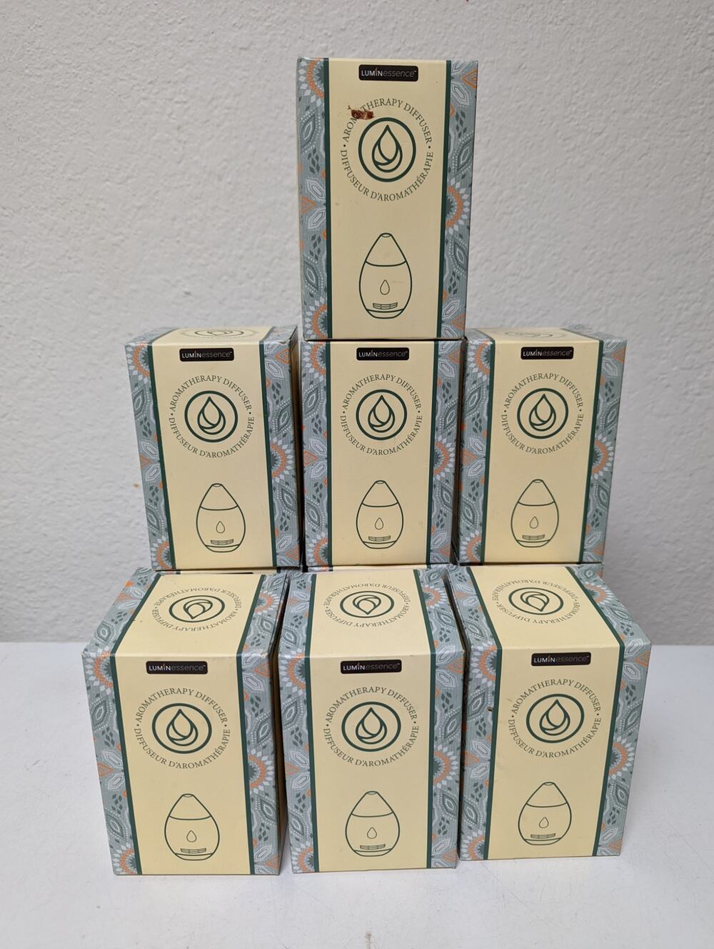 Luminessence Aroma Therapy Diffuser lot of 10 new in package battery operated